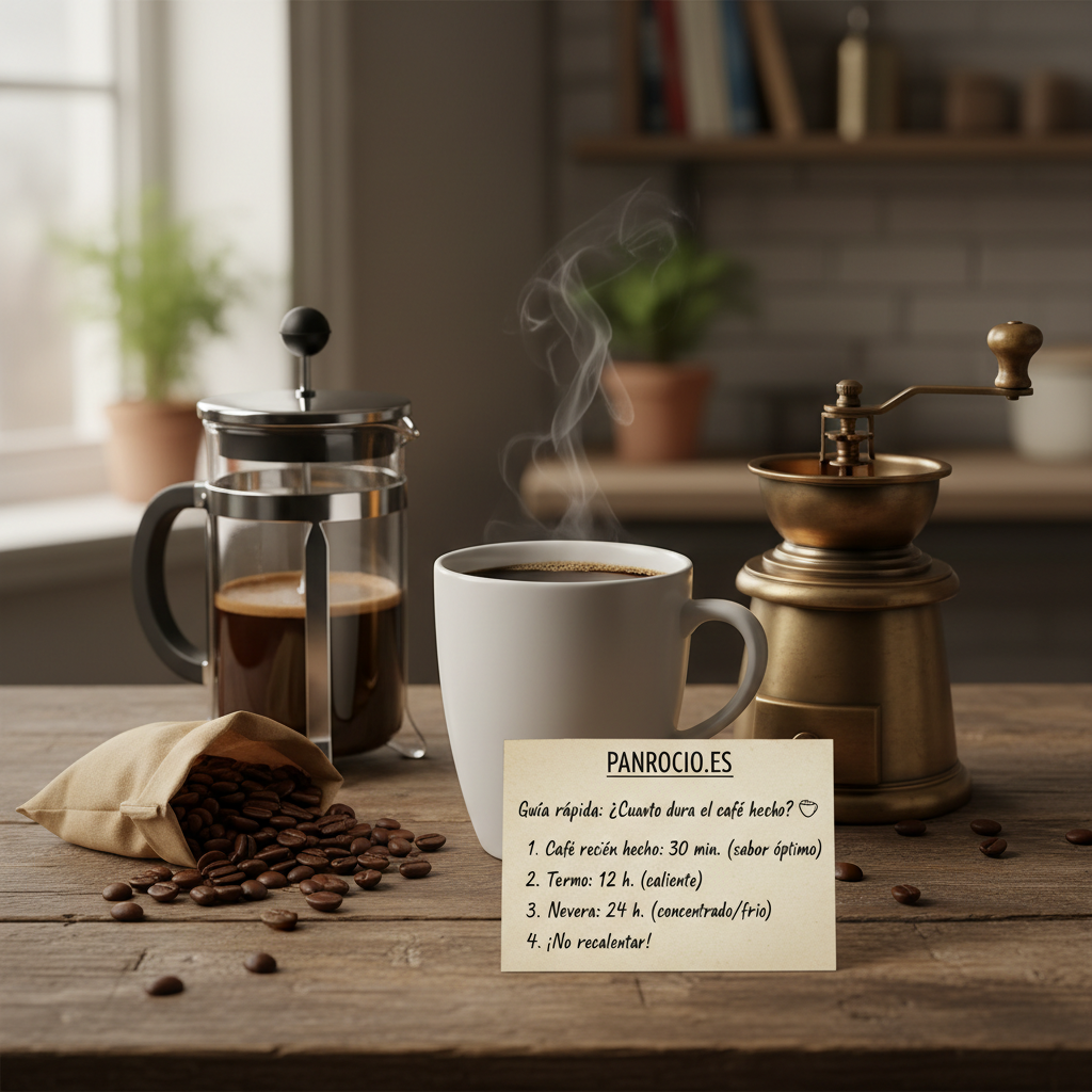 Cuanto dura el cafe recien hecho