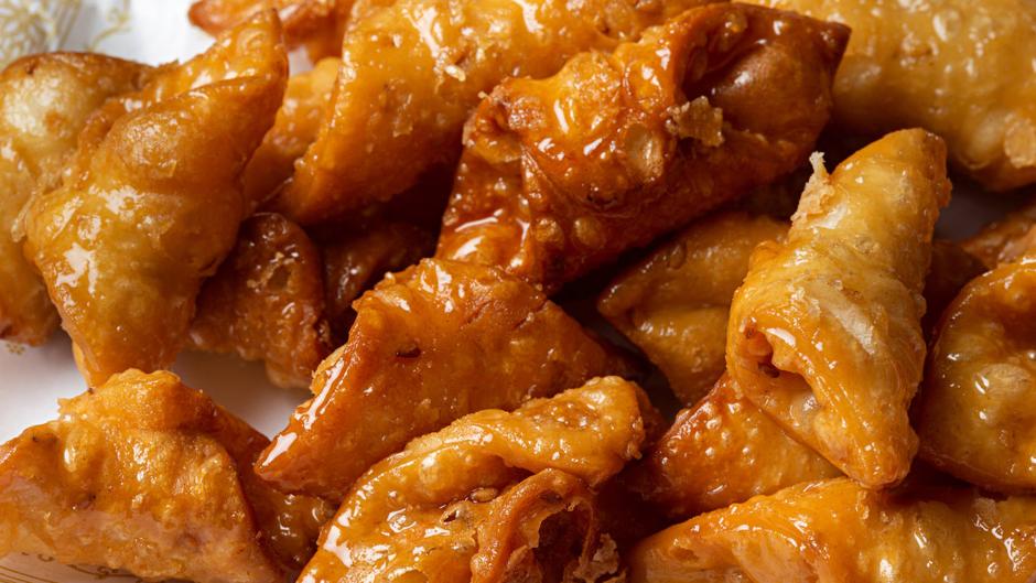 Pestiños dulces en semana santa