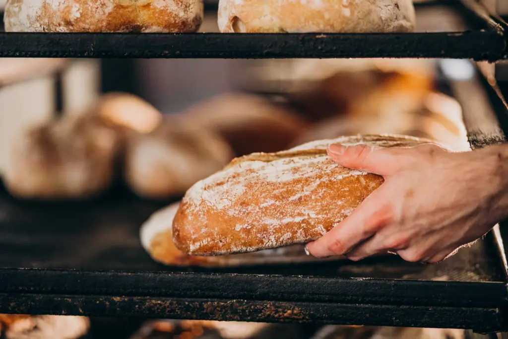 pan artesanal tras fermentación del pan